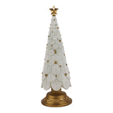 Luxe Ivory Tree with Gold Berries 30cm