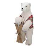 Fair Isle Knit Standing Polar Bear 80cm