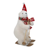 Fair Isle Knit Standing Polar Bear 42cm