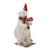 Fair Isle Knit Standing Polar Bear 42cm