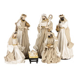 Exquisite Nativity 6 Piece Set Natural Champagne