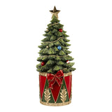 Vintage Traditional LED Christmas Tree in Drum LRG 91cm