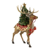 Vintage Traditional Christmas Tree on Deer 44cm