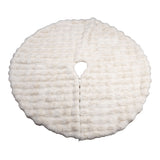 150cm Ivory Faux Fur Tree Skirt 150cmD