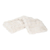 Ivory Faux Fur Table Runner 150x30cm