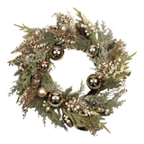 70cm Champagne Berry Bauble Wreath