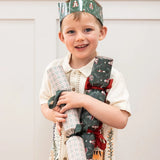 Mr & Mrs Claus - 10pk Christmas Paper Crown Hats