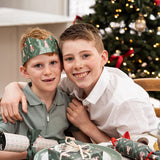Mr & Mrs Claus - 10pk Christmas Paper Crown Hats