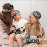 Mr & Mrs Claus - 10pk Christmas Paper Crown Hats