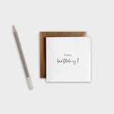 Happy Birthday BPM Card