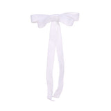 6PK WHITE VELVET CLASSIC BOWS
