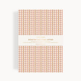 Primrose Gingham Notepad Desktop Jotter