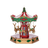 ELABORATE MUSICAL CHRISTMAS CAROUSEL