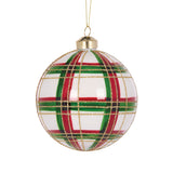 MODERN TARTAN BAUBLE