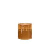 SMALL AMBER TRI-FLAME CANDLE