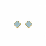 Blue Resin Felice Stud