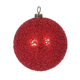 15 CM RED CAVIAR BAUBLE