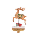 4 ASST SANTA SLEIGH STOCKING HOLDERS