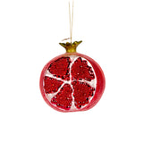 GLASS POMEGRANATE HANGING ORNAMENT