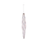 SILVER TWISTED ICICLE DROP