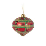 TRADITIONAL TARTAN ONION BAUBLE