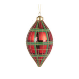 TRADITIONAL TARTAN DROP BAUBLE