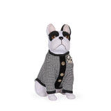 PARISIAN BULLDOG WITH BROOCH