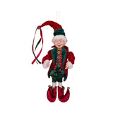 40 CM FESTIVE FABRIC ELF
