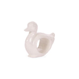 White Duckling Napkin Ring