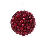 12 CM CRIMSON BERRY BAUBLE