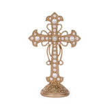 28 CM DELICATE CHAMPAGNE CROSS