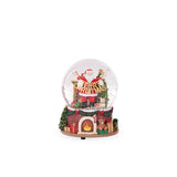 MUSICAL TRADITIONAL MERRY CHRISTMAS SNOWGLOBE
