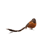 OCHRE FEATHER CLIP BIRD