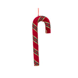MEDIUM TARTAN SWIRL CANDY CANE