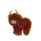 ADORABLE TARTAN HIGHLAND COW STANDING