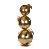 90 CM GOLD METAL BELL STACK
