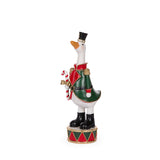 36 CM NOBLE DUCK WITH CANDY CANE