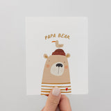 Papa Bear Greeting Card