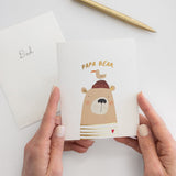 Papa Bear Greeting Card