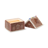 Gingerbread 9.5oz Ceramic House Candle
