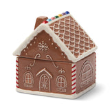 Gingerbread 9.5oz Ceramic House Candle