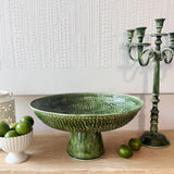 Wash Footed Tray Green