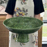 Wash Footed Tray Green