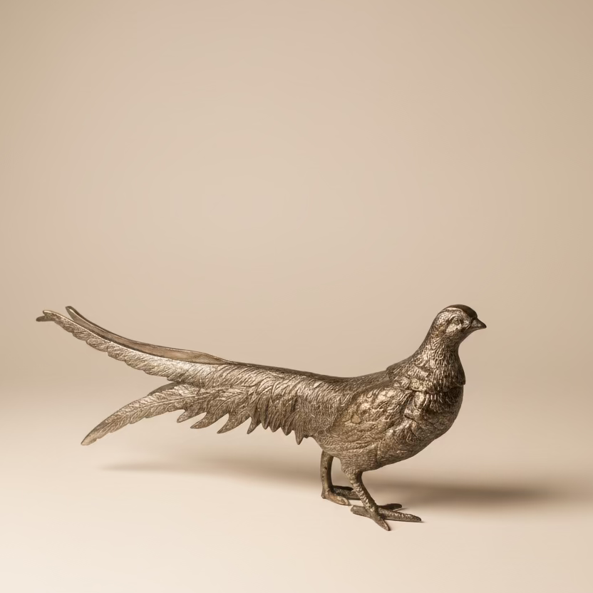 Antique Brass Pheasant