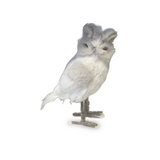White Cream Owl 8"