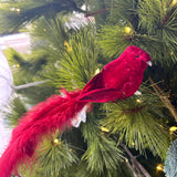 Red Velvet Clip Bird