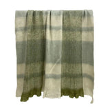Watson Wool Blend Throw 125x150cm Blue/Green