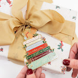 Christmas Books Enamel Ornament