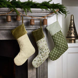 Pomegranate Floral Stocking Green