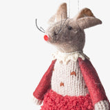 Red Edna Mouse Hanging